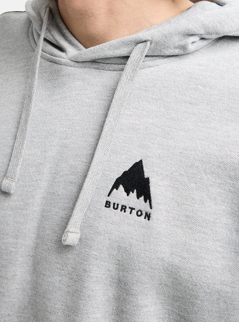 スノーボード ウェア バートン BURTON Mountain Pullover Hoodie Gray Heather 25-26 送料無料 日本正規品 予約商品 店頭受け取り可能