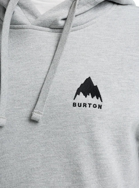 スノーボード ウェア バートン BURTON Mountain Pullover Hoodie Gray Heather 25-26 送料無料 日本正規品 予約商品 店頭受け取り可能