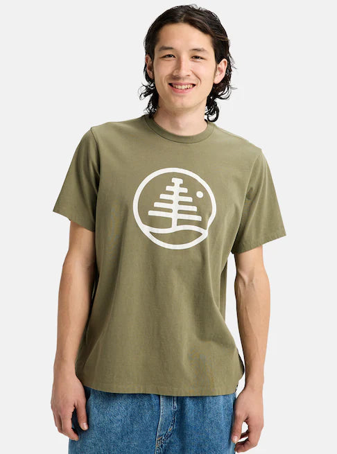 スノーボード ウェア バートン BURTON Family Tree Short Sleeve Tee Forest Moss 25-26 送料無料 日本正規品 予約商品 店頭受け取り可能