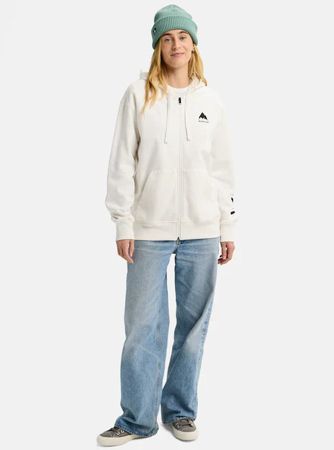 スノーボード ウェア バートン BURTON Elite Full Zip Hoodie Stout White 25-26 送料無料 日本正規品 予約商品 店頭受け取り可能