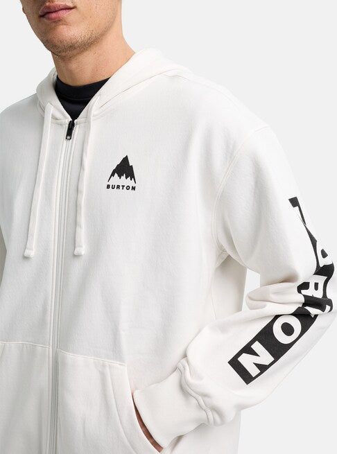 スノーボード ウェア バートン BURTON Elite Full Zip Hoodie Stout White 25-26 送料無料 日本正規品 予約商品 店頭受け取り可能