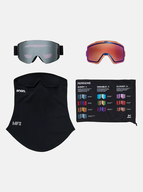 スノーボード ゴーグル アノン ANON Sync Goggles + Lens + MFI Face Mask Smoke/Perceive Sunny Onyx 25-26 送料無料 日本正規品 予約商品 店頭受け取り可能