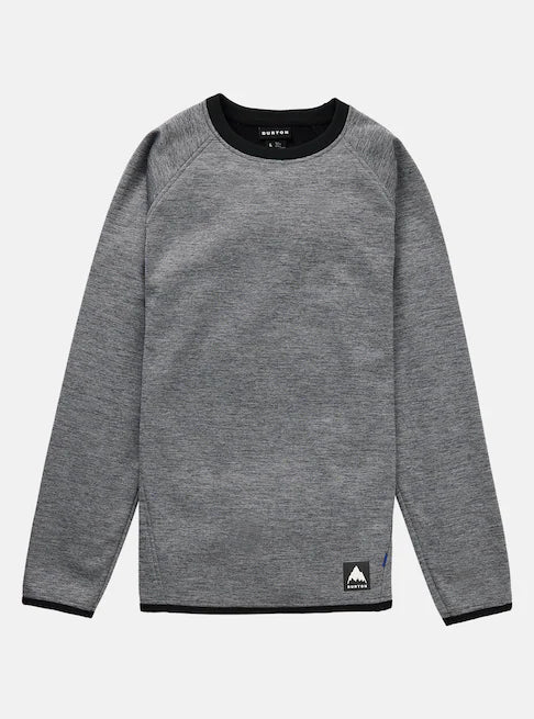 スノーボード ウェア バートン BURTON Crown Weatherproof Crew Fleece True Black Heather 25-26 送料無料 日本正規品 予約商品 店頭受け取り可能