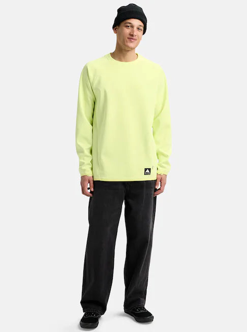 スノーボード ウェア バートン BURTON Crown Weatherproof Crew Fleece Glow Yellow Green 25-26 送料無料 日本正規品 予約商品 店頭受け取り可能