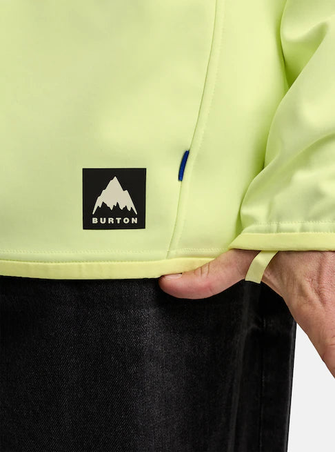スノーボード ウェア バートン BURTON Crown Weatherproof Crew Fleece Glow Yellow Green 25-26 送料無料 日本正規品 予約商品 店頭受け取り可能