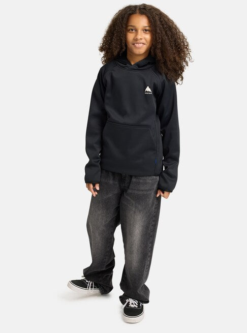 スノーボード ウェア バートン BURTON Crown Weatherproof Pullover Fleece True Black キッズ 25-26 送料無料 日本正規品 予約商品 店頭受け取り可能