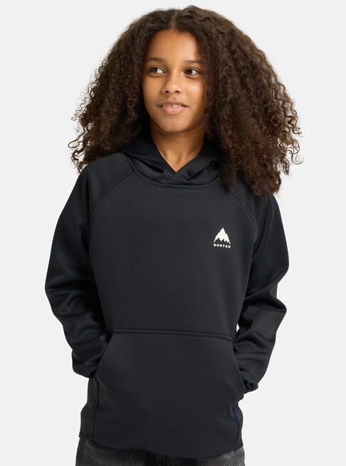 スノーボード ウェア バートン BURTON Crown Weatherproof Pullover Fleece True Black キッズ 25-26 送料無料 日本正規品 予約商品 店頭受け取り可能