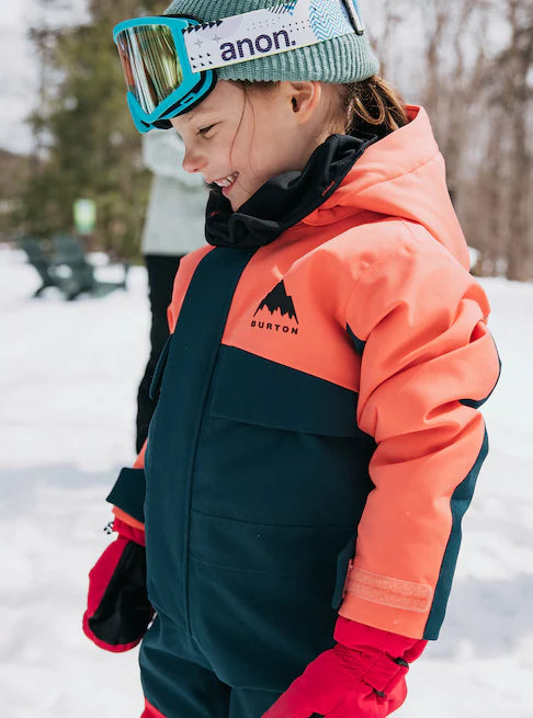 スノーボード ウェア バートン BURTON 2L One Piece Peach Echo / Deep Emerald キッズ 25-26 送料無料 日本正規品 予約商品 店頭受け取り可能