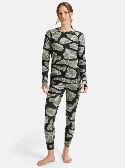 BURTON バートン Women's Lightweight X Crew 25-26 スノーボード アクセサリー Graffiti Camo