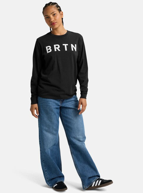 スノーボード ウェア バートン BURTON BRTN Long Sleeve T-Shirt True Black 25-26 送料無料 日本正規品 予約商品 店頭受け取り可能