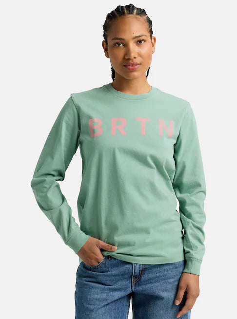 スノーボード ウェア バートン BURTON BRTN Long Sleeve T-Shirt Soft Sage 25-26 送料無料 日本正規品 予約商品 店頭受け取り可能