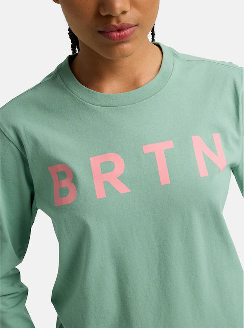 スノーボード ウェア バートン BURTON BRTN Long Sleeve T-Shirt Soft Sage 25-26 送料無料 日本正規品 予約商品 店頭受け取り可能