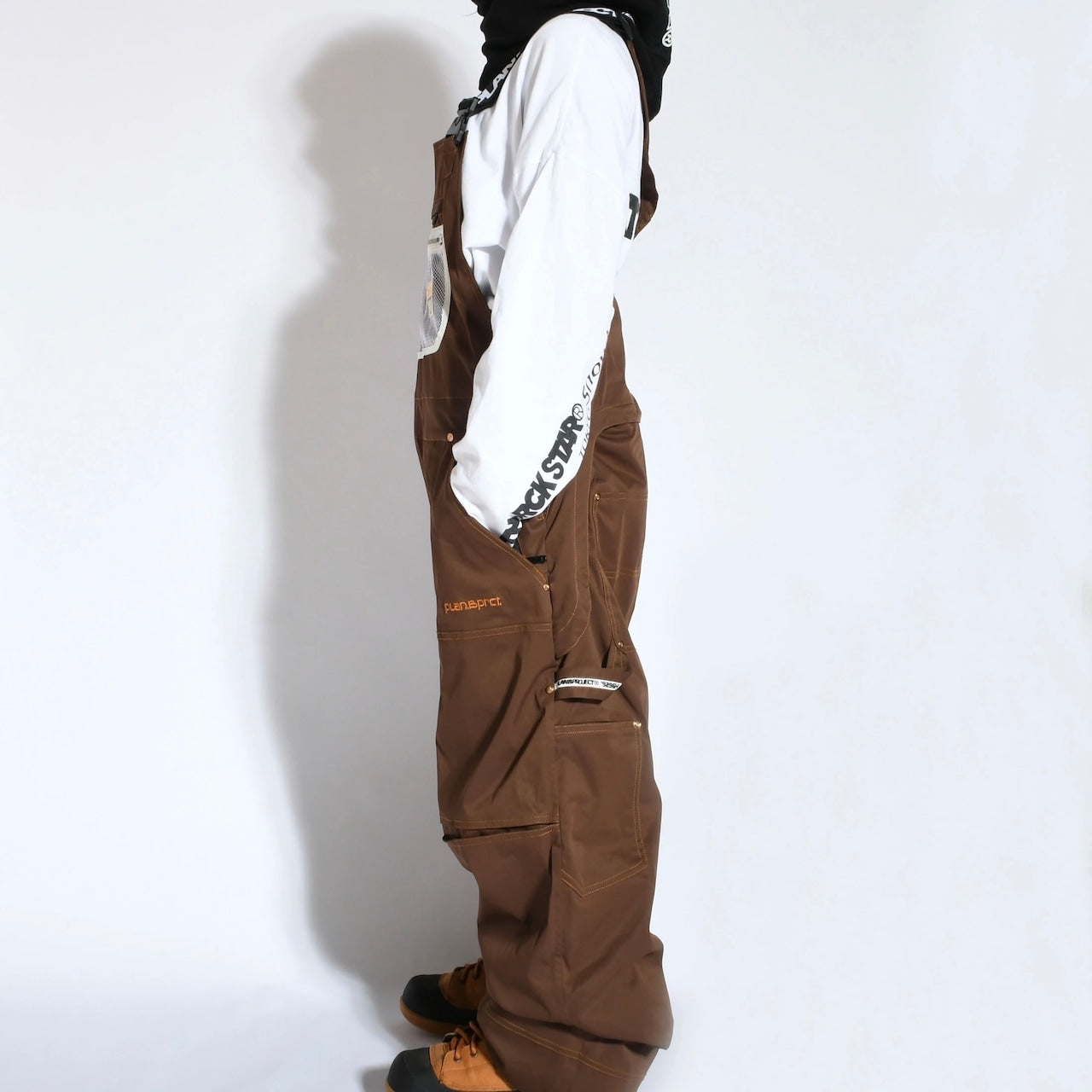 スノーボード ウェア プランビー PLAN B WORKER BIB PANTS BROWN 送料無料 日本正規品 予約商品 店頭受け取り可能