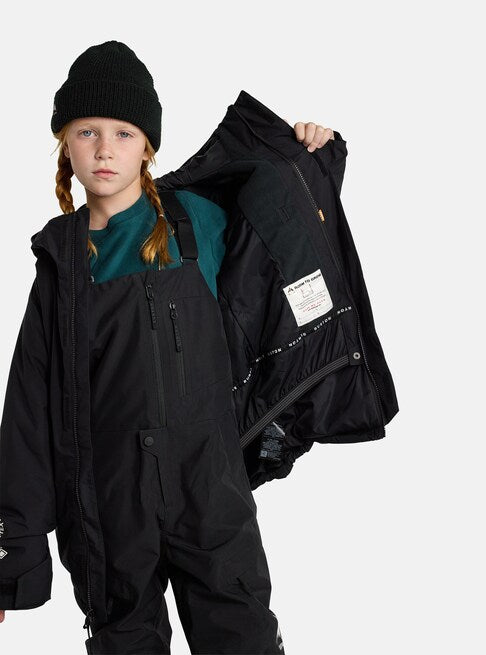 スノーボード ウェア バートン BURTON Powline GORE-TEX 2L Jacket True Black キッズ 25-26 送料無料 日本正規品 予約商品 店頭受け取り可能