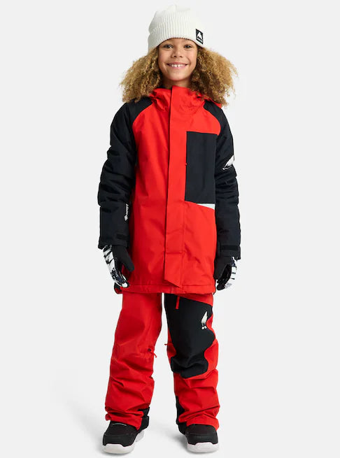 スノーボード ウェア バートン BURTON Powline GORE-TEX 2L Jacket Flame Scarlet / True Black キッズ 25-26 送料無料 日本正規品 予約商品 店頭受け取り可能