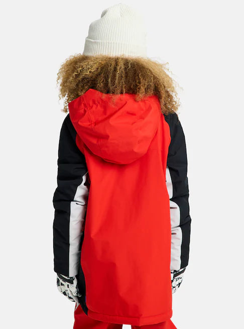スノーボード ウェア バートン BURTON Powline GORE-TEX 2L Jacket Flame Scarlet / True Black キッズ 25-26 送料無料 日本正規品 予約商品 店頭受け取り可能