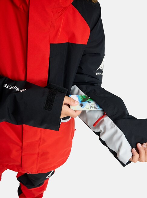 スノーボード ウェア バートン BURTON Powline GORE-TEX 2L Jacket Flame Scarlet / True Black キッズ 25-26 送料無料 日本正規品 予約商品 店頭受け取り可能