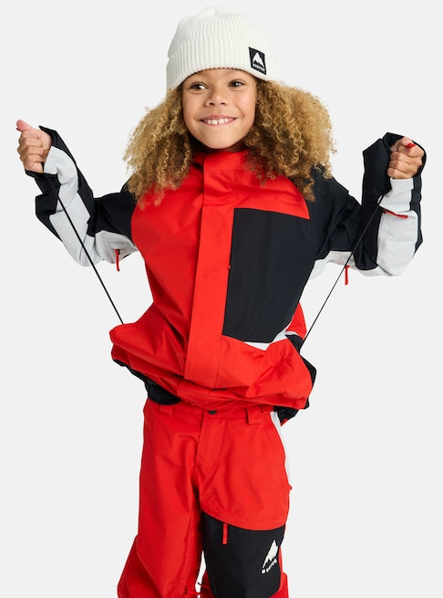 スノーボード ウェア バートン BURTON Powline GORE-TEX 2L Jacket Flame Scarlet / True Black キッズ 25-26 送料無料 日本正規品 予約商品 店頭受け取り可能