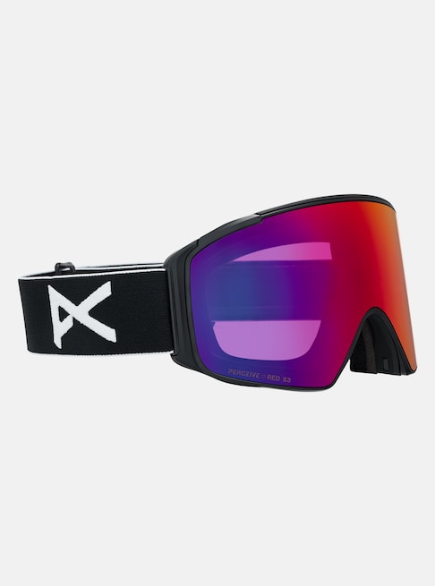 スノーボード ゴーグル アノン ANON M4S Goggles (Cylindrical) + MFI Face Black/Perceive Sunny Red 25-26 送料無料 日本正規品 予約商品 店頭受け取り可能