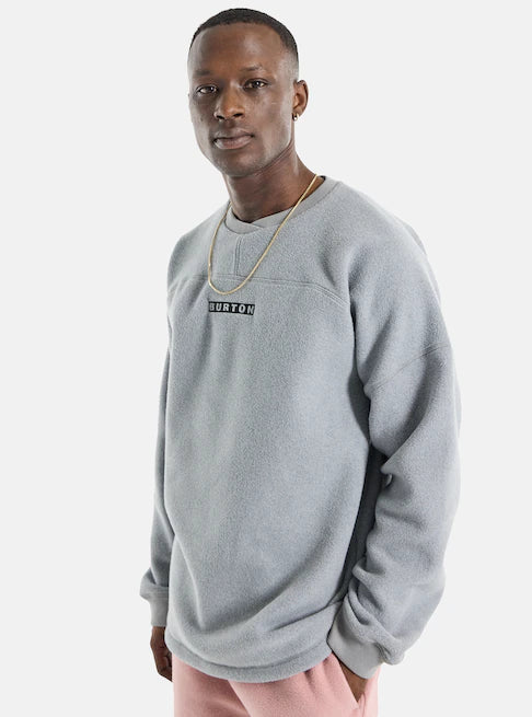 スノーボード ウェア バートン BURTON Cinder Crewneck Fleece Gray Heather 25-26 送料無料 日本正規品 予約商品 店頭受け取り可能