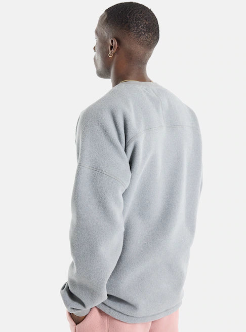 スノーボード ウェア バートン BURTON Cinder Crewneck Fleece Gray Heather 25-26 送料無料 日本正規品 予約商品 店頭受け取り可能