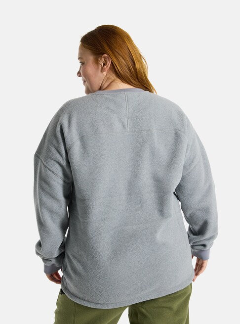 スノーボード ウェア バートン BURTON Cinder Crewneck Fleece Gray Heather 25-26 送料無料 日本正規品 予約商品 店頭受け取り可能