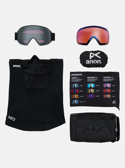 スノーボード ゴーグル アノン ANON M4 Toric Goggles + Polarized Lens Black/Perceive Polar Onyx 25-26 送料無料 日本正規品 予約商品 店頭受け取り可能