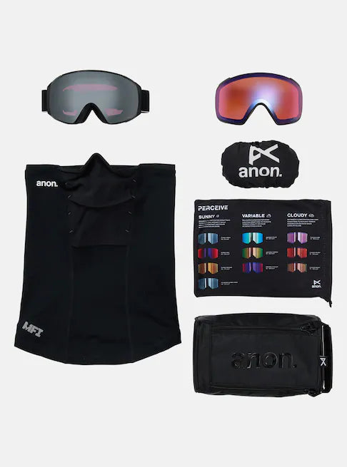 スノーボード ゴーグル アノン ANON M4S Goggles (Toric) + Polarized Lens Black/Perceive Polar Onyx 25-26 送料無料 日本正規品 予約商品 店頭受け取り可能