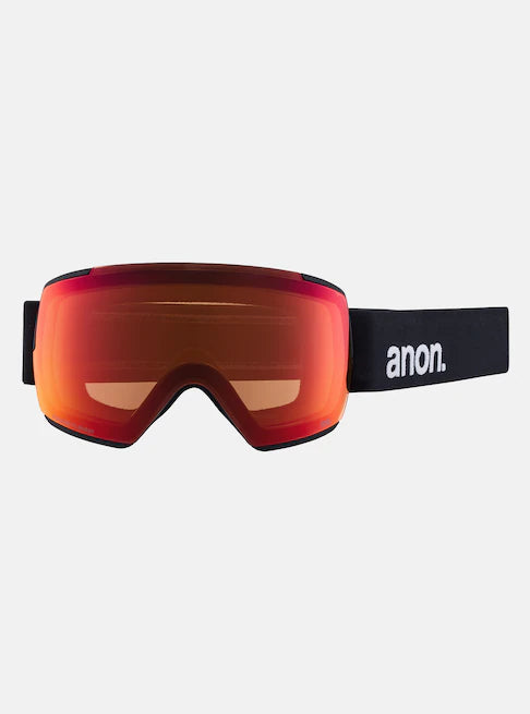 スノーボード ゴーグル ANON M5 LOW BRIDGE Black/Perceive Sunny Red 24-25 送料無料