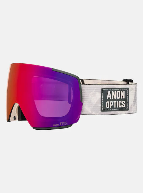 スノーボード ゴーグル アノン ANON M5 Goggles + Bonus Lens + MFI Face Mask Sediment/Perceive Sunny Red 25-26 送料無料 日本正規品 予約商品 店頭受け取り可能