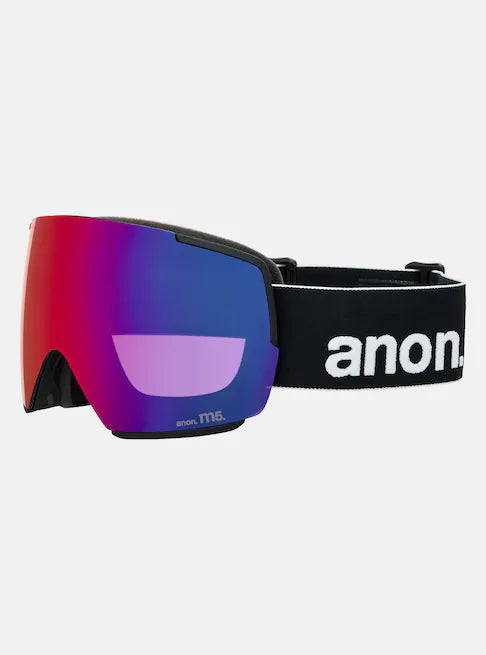 スノーボード ゴーグル アノン ANON M5 Goggles + Bonus Lens + MFI Face Mask Black/Perceive Sunny Red 25-26 送料無料 日本正規品 予約商品 店頭受け取り可能