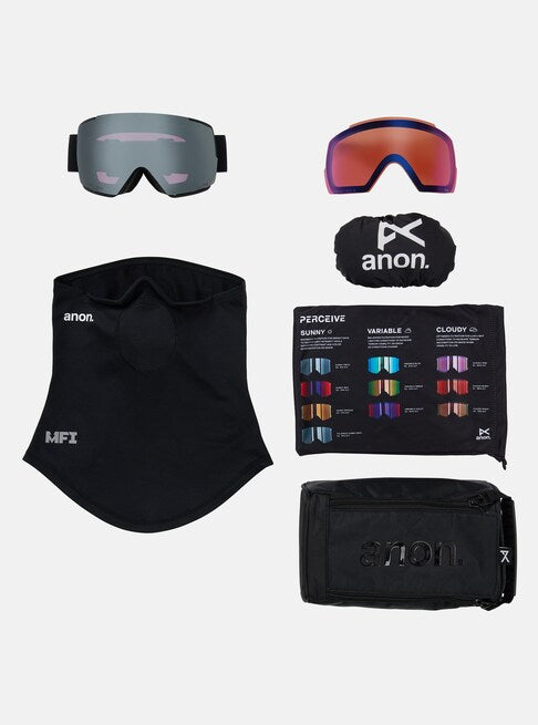 スノーボード ゴーグル アノン ANON M5 Goggles + Polarized Perceive Lens Black/Perceive Polar Onyx 25-26 送料無料 日本正規品 予約商品 店頭受け取り可能