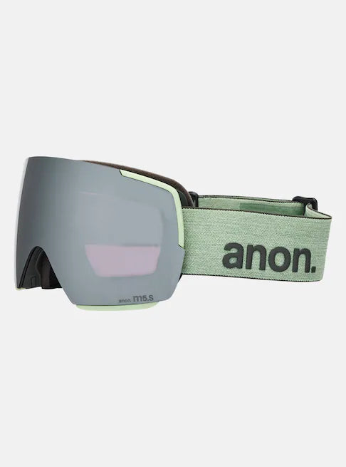 スノーボード ゴーグル アノン ANON M5S Goggle + Bonus Lens + MFI Face Mask Soft Sage/Perceive Sunny Onyx 25-26 送料無料 日本正規品 予約商品 店頭受け取り可能