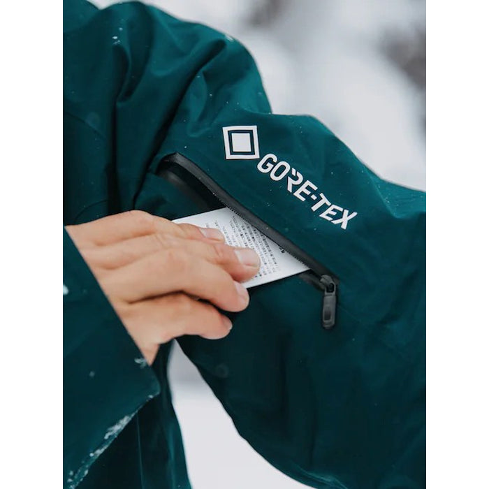 24-25 BURTON M AK VELOCITY GORE-TEX ANORAK DEPEMD/GRAYCL スノーボード