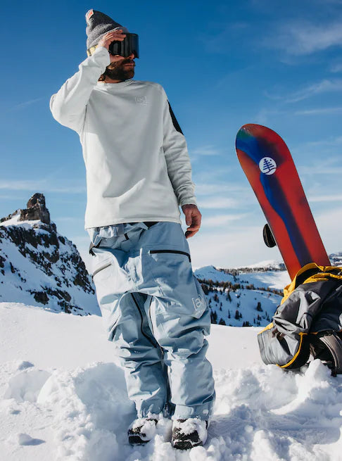 スノーボード ウェア バートン BURTON AK Baker Stretch Fleece Crew Gray Cloud 25-26 送料無料 日本正規品 予約商品 店頭受け取り可能