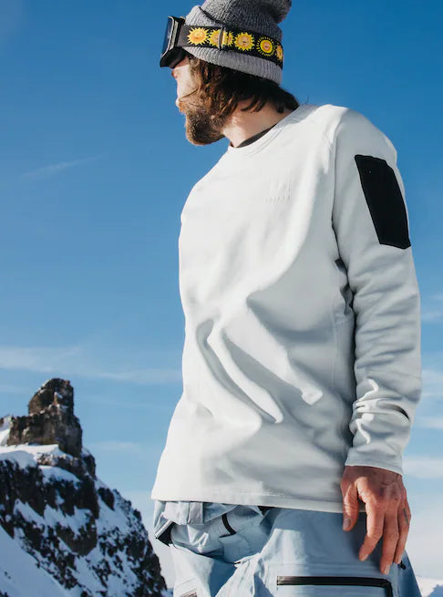 スノーボード ウェア バートン BURTON AK Baker Stretch Fleece Crew Gray Cloud 25-26 送料無料 日本正規品 予約商品 店頭受け取り可能