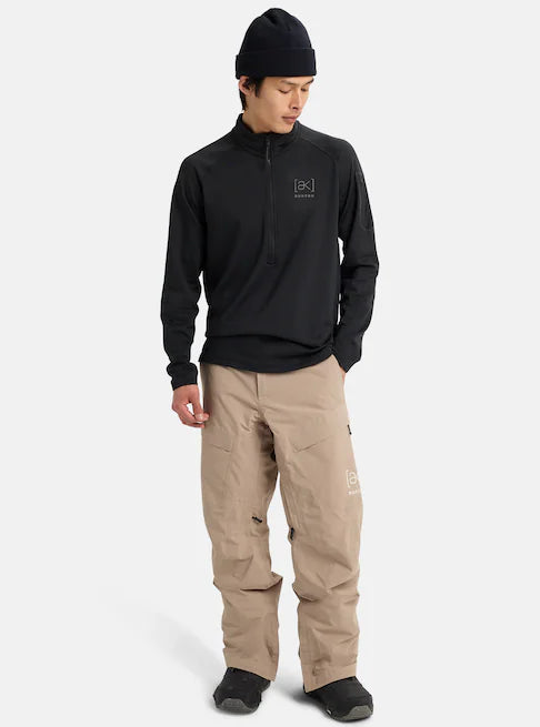 スノーボード ウェア バートン BURTON AK Helium Grid Fleece Half-Zip True Black 25-26 送料無料 日本正規品 予約商品 店頭受け取り可能