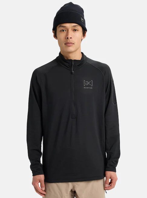 スノーボード ウェア バートン BURTON AK Helium Grid Fleece Half-Zip True Black 25-26 送料無料 日本正規品 予約商品 店頭受け取り可能