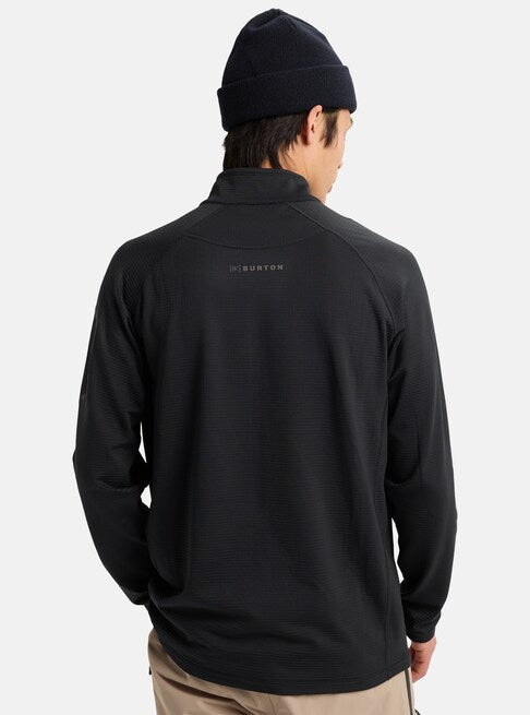 スノーボード ウェア バートン BURTON AK Helium Grid Fleece Half-Zip True Black 25-26 送料無料 日本正規品 予約商品 店頭受け取り可能