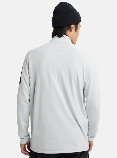 スノーボード ウェア バートン BURTON AK Helium Grid Fleece Half-Zip Gray Cloud 25-26 送料無料 日本正規品 予約商品 店頭受け取り可能