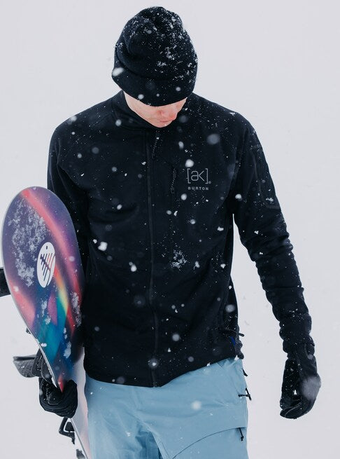 スノーボード ウェア バートン BURTON AK Baker Stretch Fleece Full-Zip True Black 25-26 送料無料 日本正規品 予約商品 店頭受け取り可能