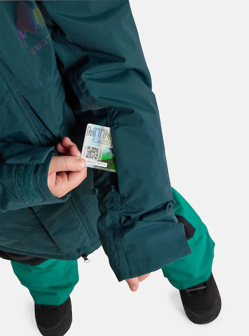スノーボード ウェア バートン BURTON Ascutney 2L Jacket Deep Emerald キッズ 25-26 送料無料 日本正規品 予約商品 店頭受け取り可能