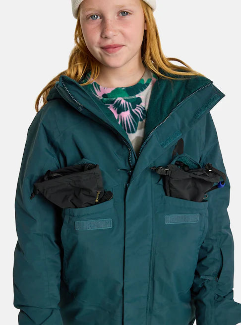 スノーボード ウェア バートン BURTON Ascutney 2L Jacket Deep Emerald キッズ 25-26 送料無料 日本正規品 予約商品 店頭受け取り可能