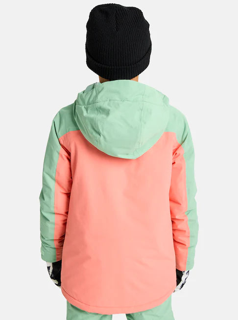 スノーボード ウェア バートン BURTON Ascutney 2L Jacket Soft Sage / Peach Echo キッズ 25-26 送料無料 日本正規品 予約商品 店頭受け取り可能