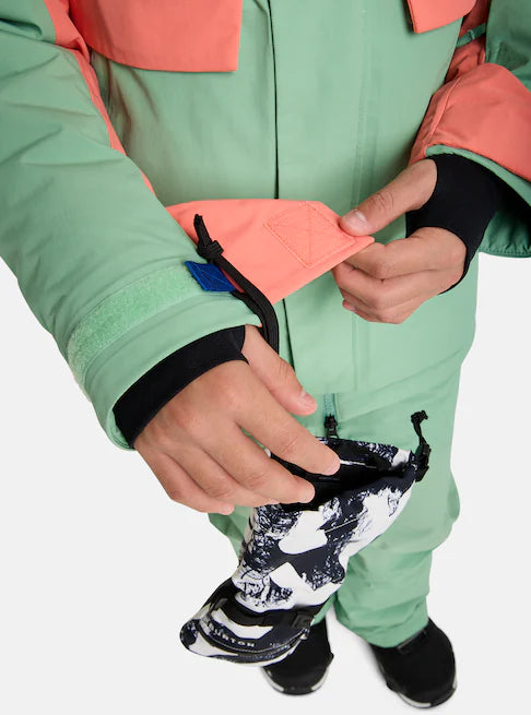 スノーボード ウェア バートン BURTON Ascutney 2L Jacket Soft Sage / Peach Echo キッズ 25-26 送料無料 日本正規品 予約商品 店頭受け取り可能