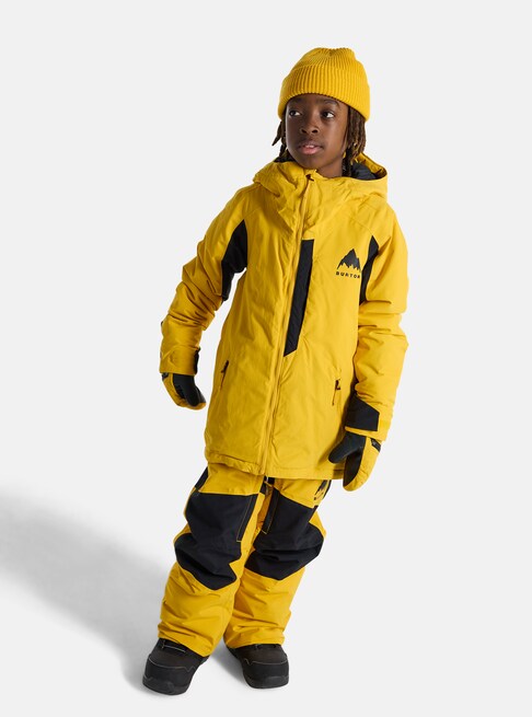 スノーボード ウェア バートン BURTON Hillslope Jacket Goldenrod / True Black キッズ 25-26 送料無料 日本正規品 予約商品 店頭受け取り可能