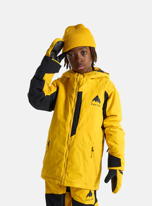 スノーボード ウェア バートン BURTON Hillslope Jacket Goldenrod / True Black キッズ 25-26 送料無料 日本正規品 予約商品 店頭受け取り可能