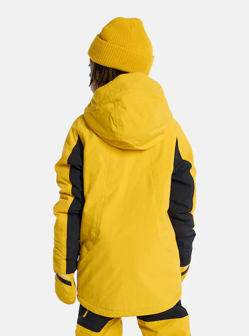 スノーボード ウェア バートン BURTON Hillslope Jacket Goldenrod / True Black キッズ 25-26 送料無料 日本正規品 予約商品 店頭受け取り可能