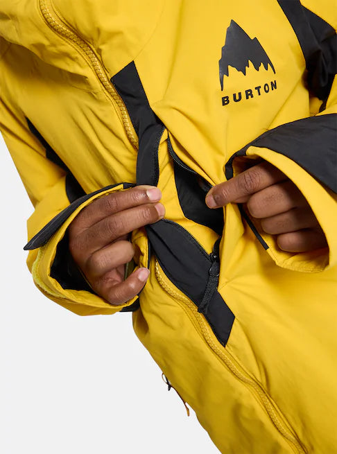 スノーボード ウェア バートン BURTON Hillslope Jacket Goldenrod / True Black キッズ 25-26 送料無料 日本正規品 予約商品 店頭受け取り可能