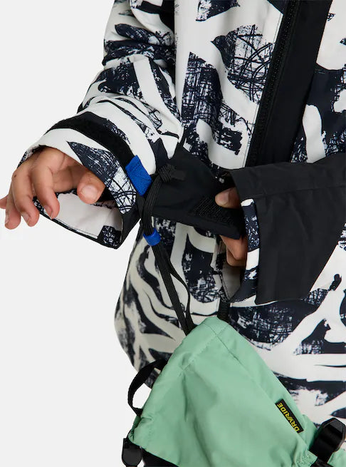 スノーボード ウェア バートン BURTON Hillslope Jacket City Streets / True Black キッズ 25-26 送料無料 日本正規品 予約商品 店頭受け取り可能